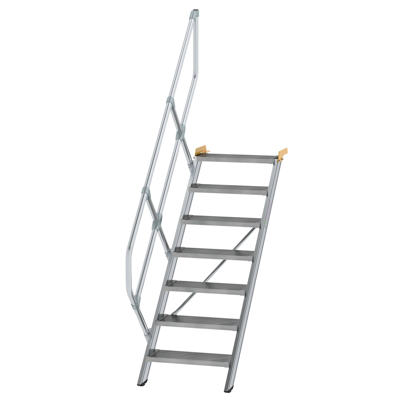 MUNK Treppe 45°  inkl. einen Handlauf, 600mm Stufenbreite, 7 Stufen