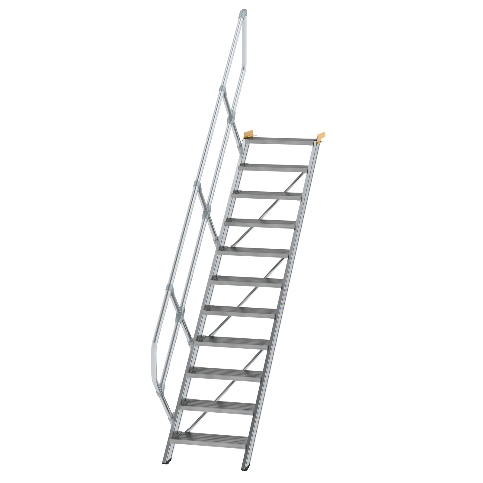MUNK Treppe 45°  inkl. einen Handlauf, 600mm Stufenbreite, 11 Stufen