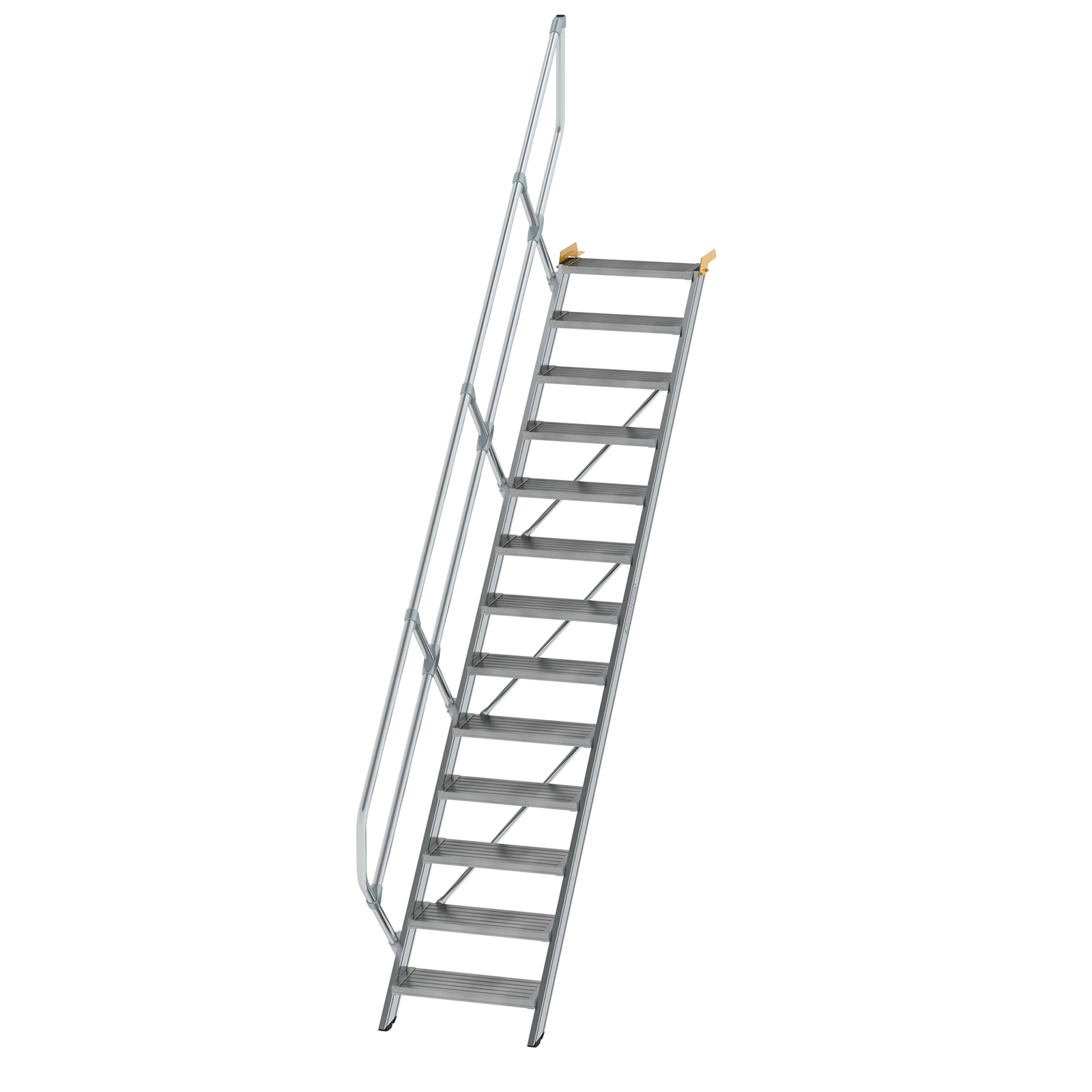 MUNK Treppe 45°  inkl. einen Handlauf, 600mm Stufenbreite, 13 Stufen