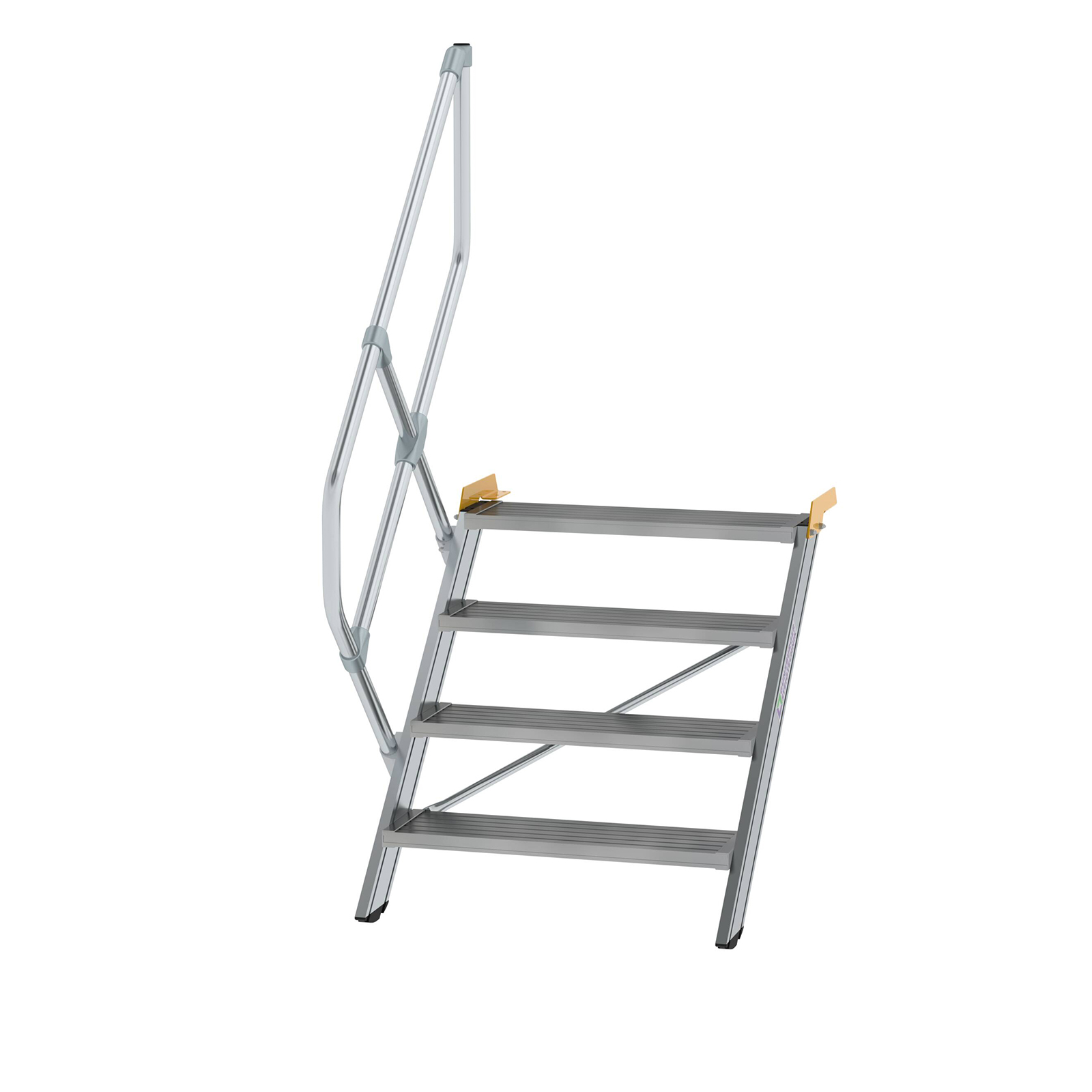 MUNK Treppe 45°  inkl. einen Handlauf, 800mm Stufenbreite, 4 Stufen
