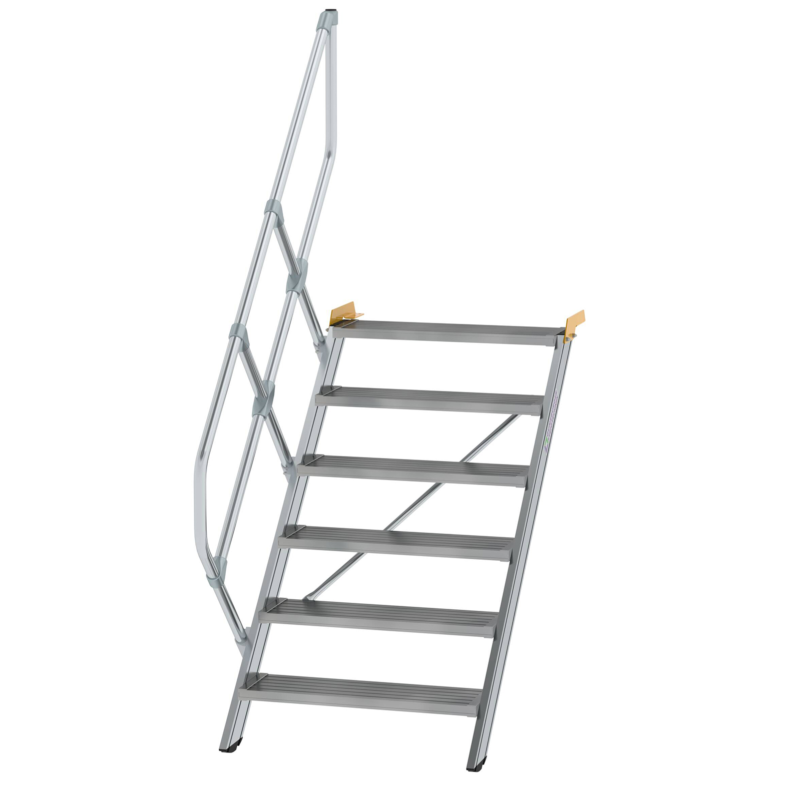 MUNK Treppe 45°  inkl. einen Handlauf, 800mm Stufenbreite, 6 Stufen