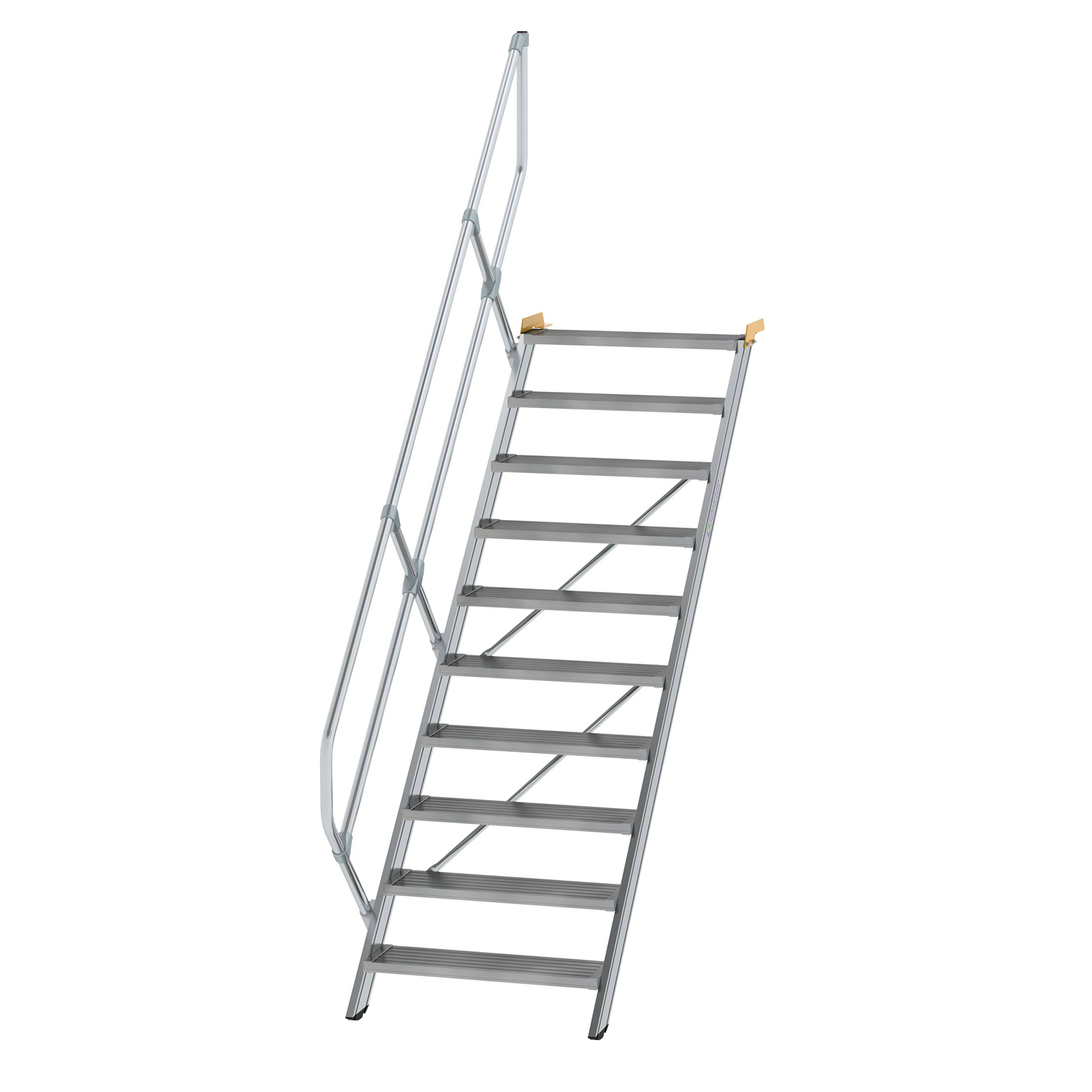 MUNK Treppe 45°  inkl. einen Handlauf, 800mm Stufenbreite, 10 Stufen