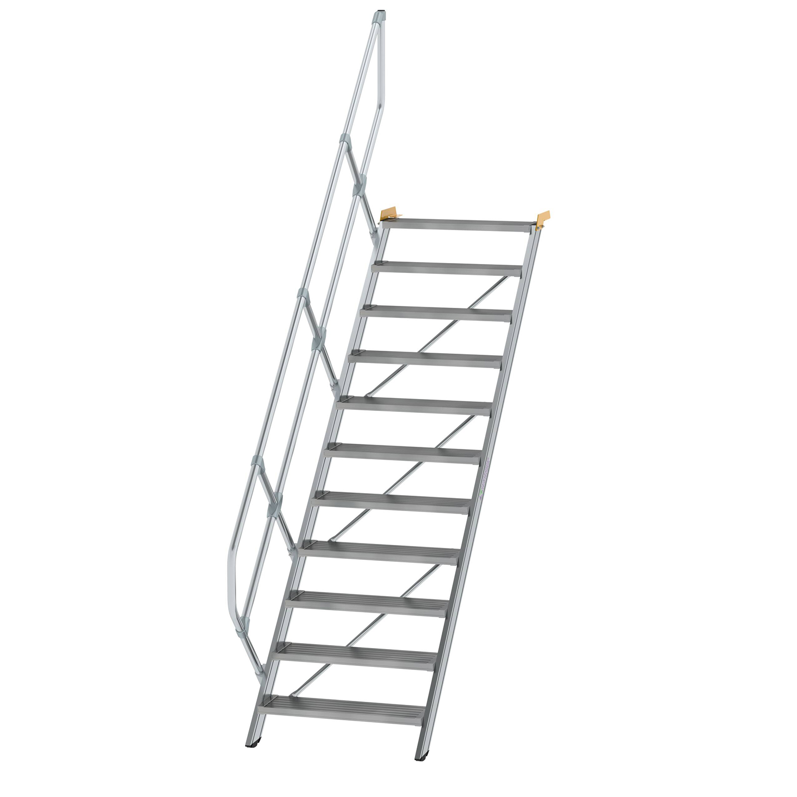 MUNK Treppe 45°  inkl. einen Handlauf, 800mm Stufenbreite, 11 Stufen