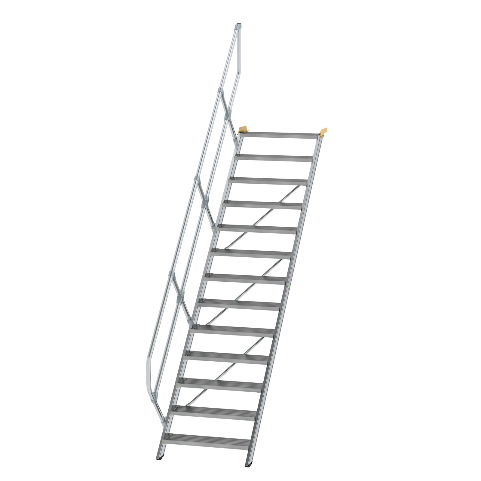 MUNK Treppe 45°  inkl. einen Handlauf, 800mm Stufenbreite, 13 Stufen
