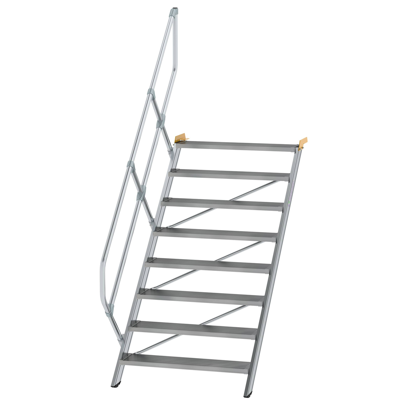 MUNK Treppe 45°  inkl. einen Handlauf, 1000mm Stufenbreite, 8 Stufen