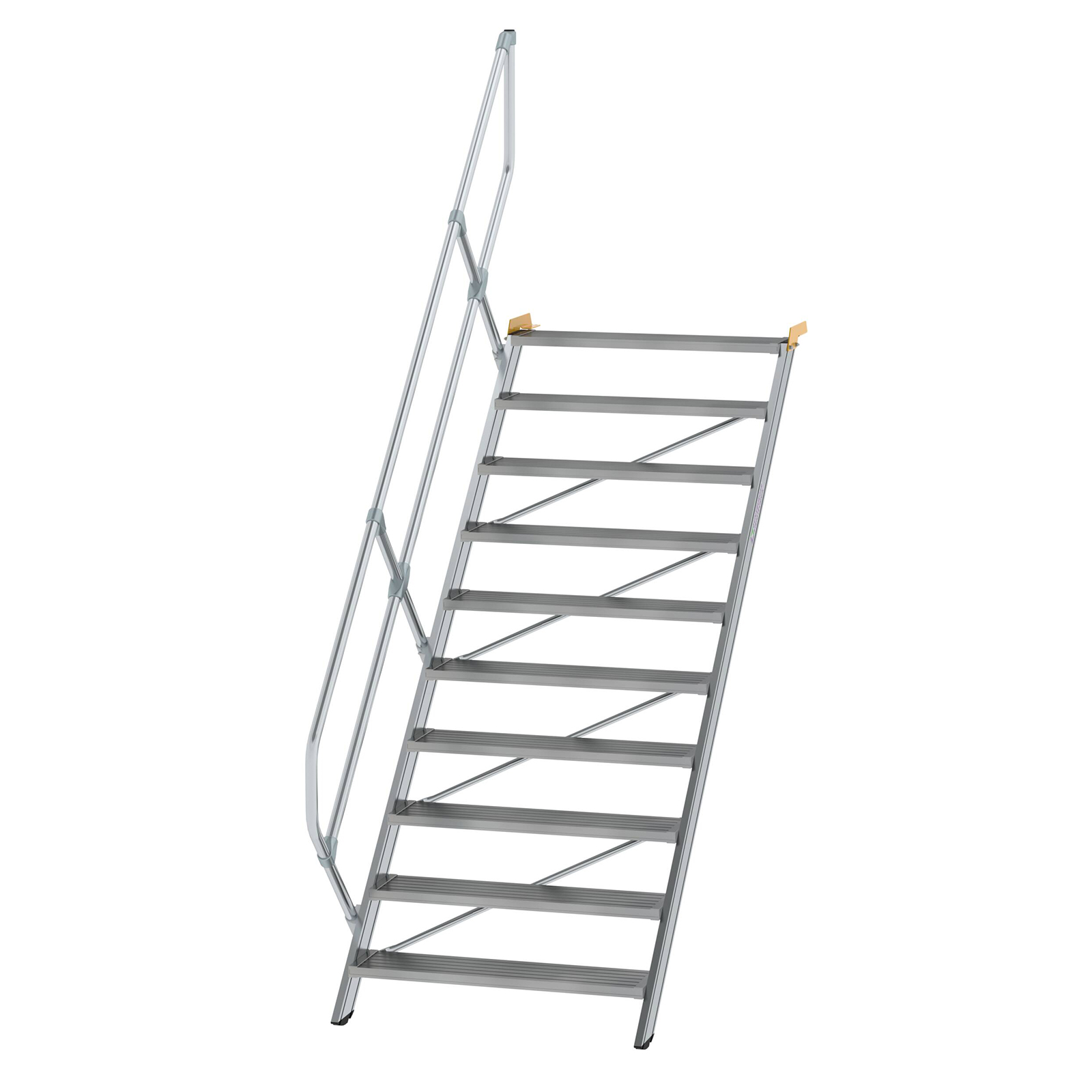 MUNK Treppe 45°  inkl. einen Handlauf, 1000mm Stufenbreite, 10 Stufen