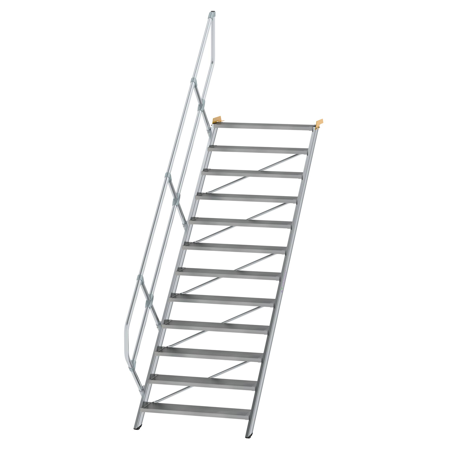 MUNK Treppe 45°  inkl. einen Handlauf, 1000mm Stufenbreite, 12 Stufen