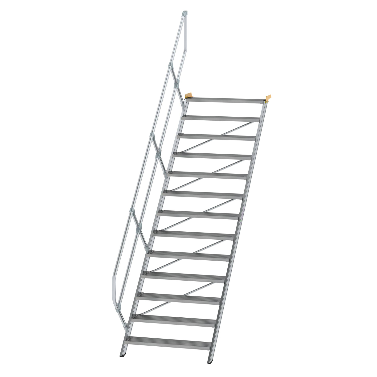 MUNK Treppe 45°  inkl. einen Handlauf, 1000mm Stufenbreite, 13 Stufen