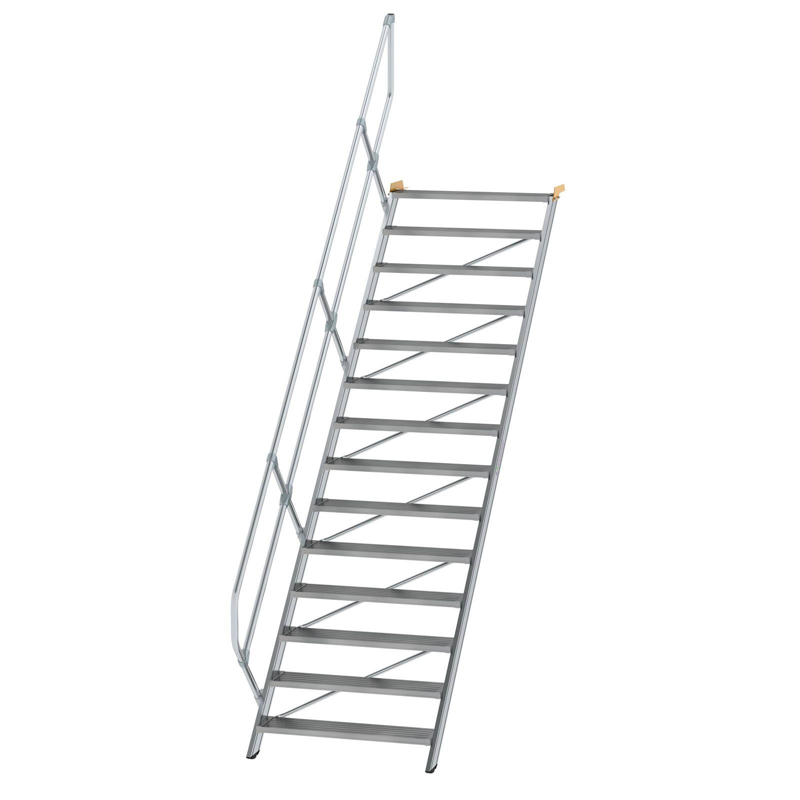MUNK Treppe 45°  inkl. einen Handlauf, 1000mm Stufenbreite, 14 Stufen