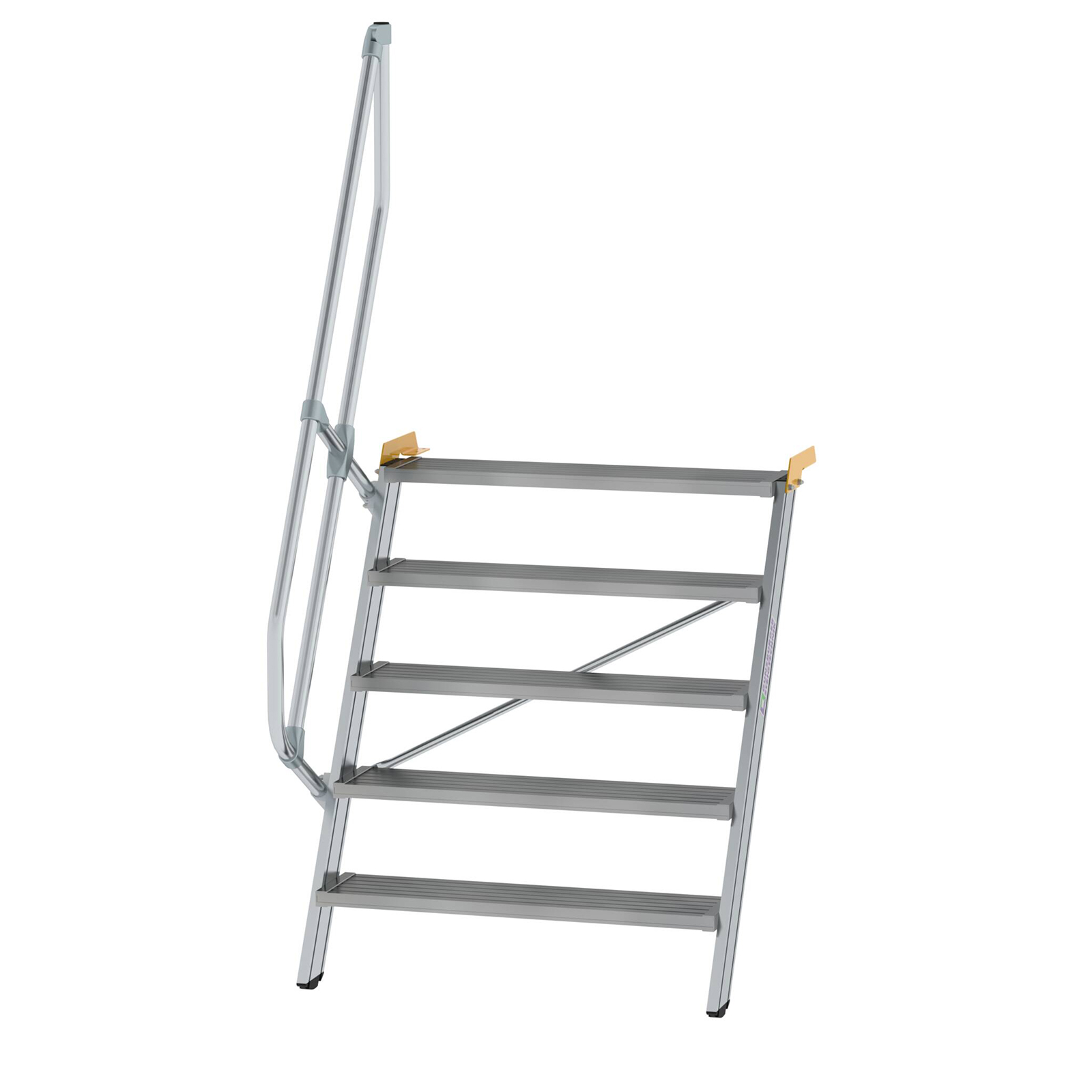 MUNK Treppe 60°  inkl. einen Handlauf, 1000mm Stufenbreite, 5 Stufen