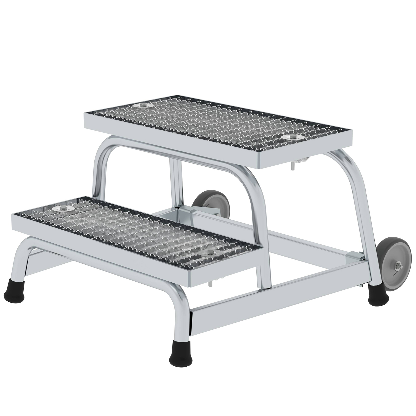 MUNK Arbeitspodest fahrbar mit Stahl-Gitterrost 2 Stufen