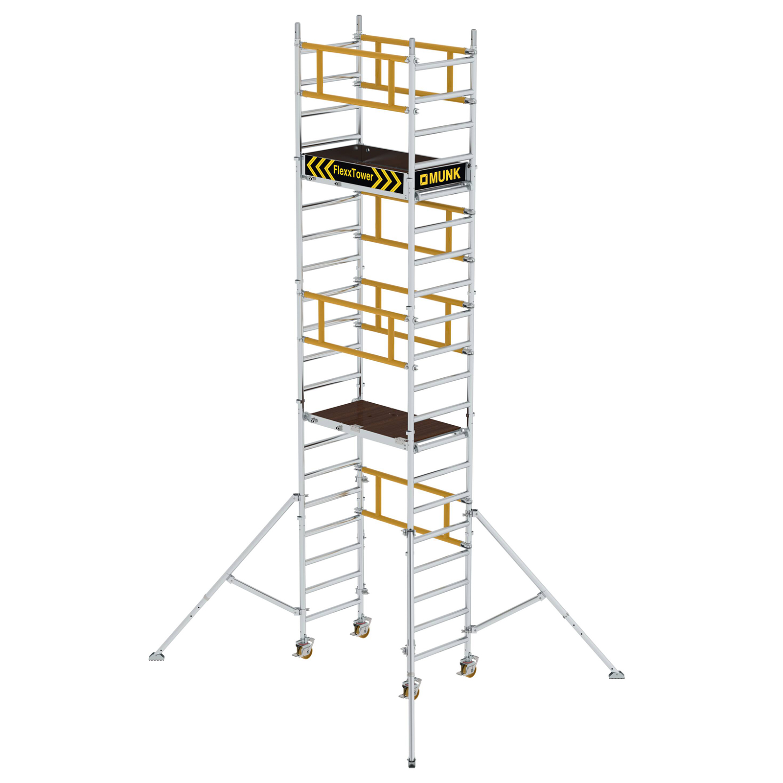 MUNK Flexxtower mit Standardgeländer bis 6,10m AH
