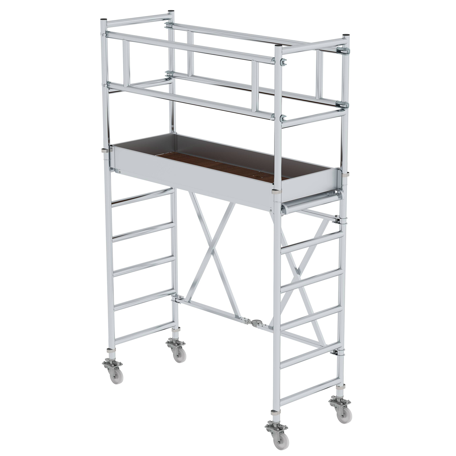 MUNK Klappgerüst 0,75x1,80m Plattform, 3,80m Arbeitshöhe