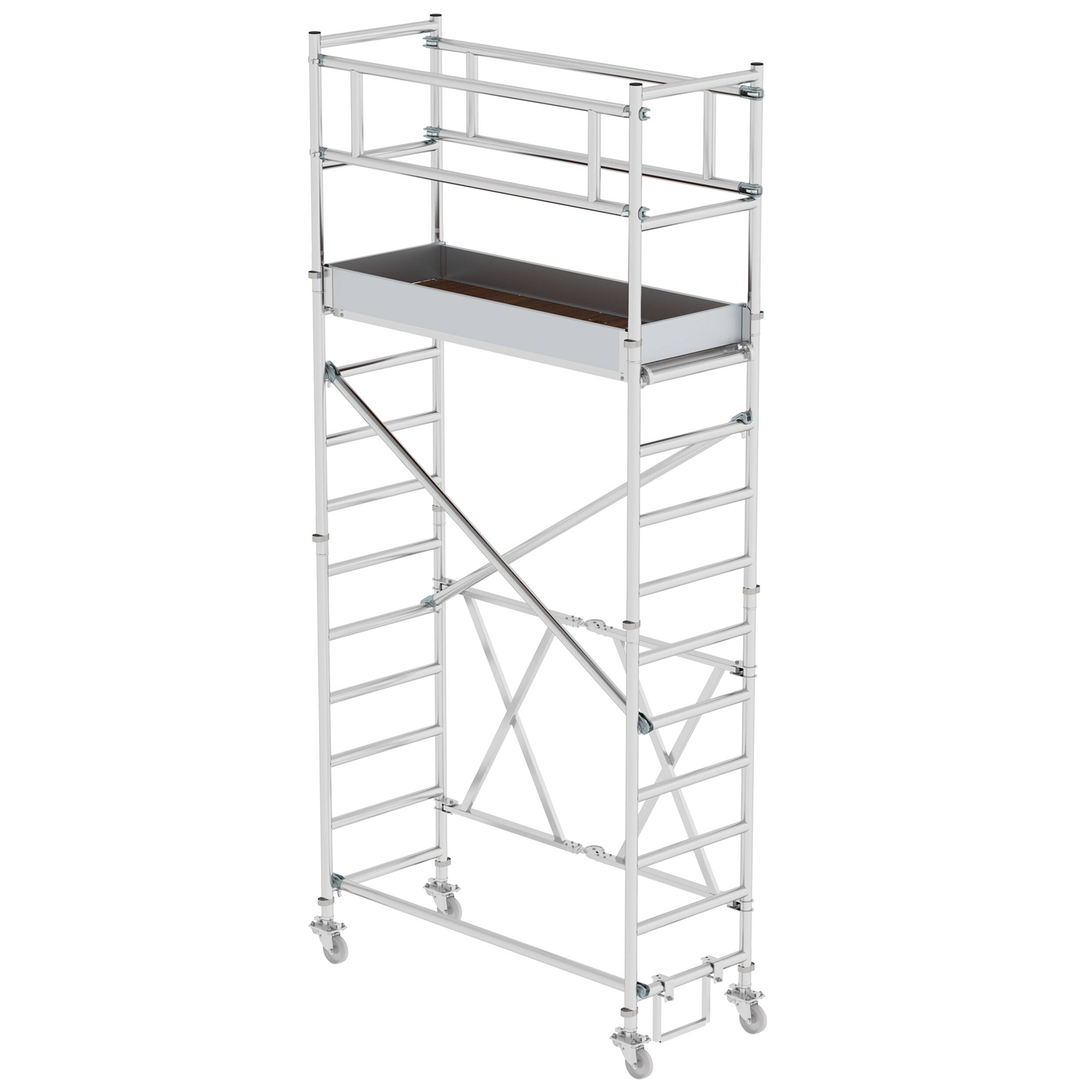 MUNK Klappgerüst 0,75x1,80m Plattform, 5,00m Arbeitshöhe