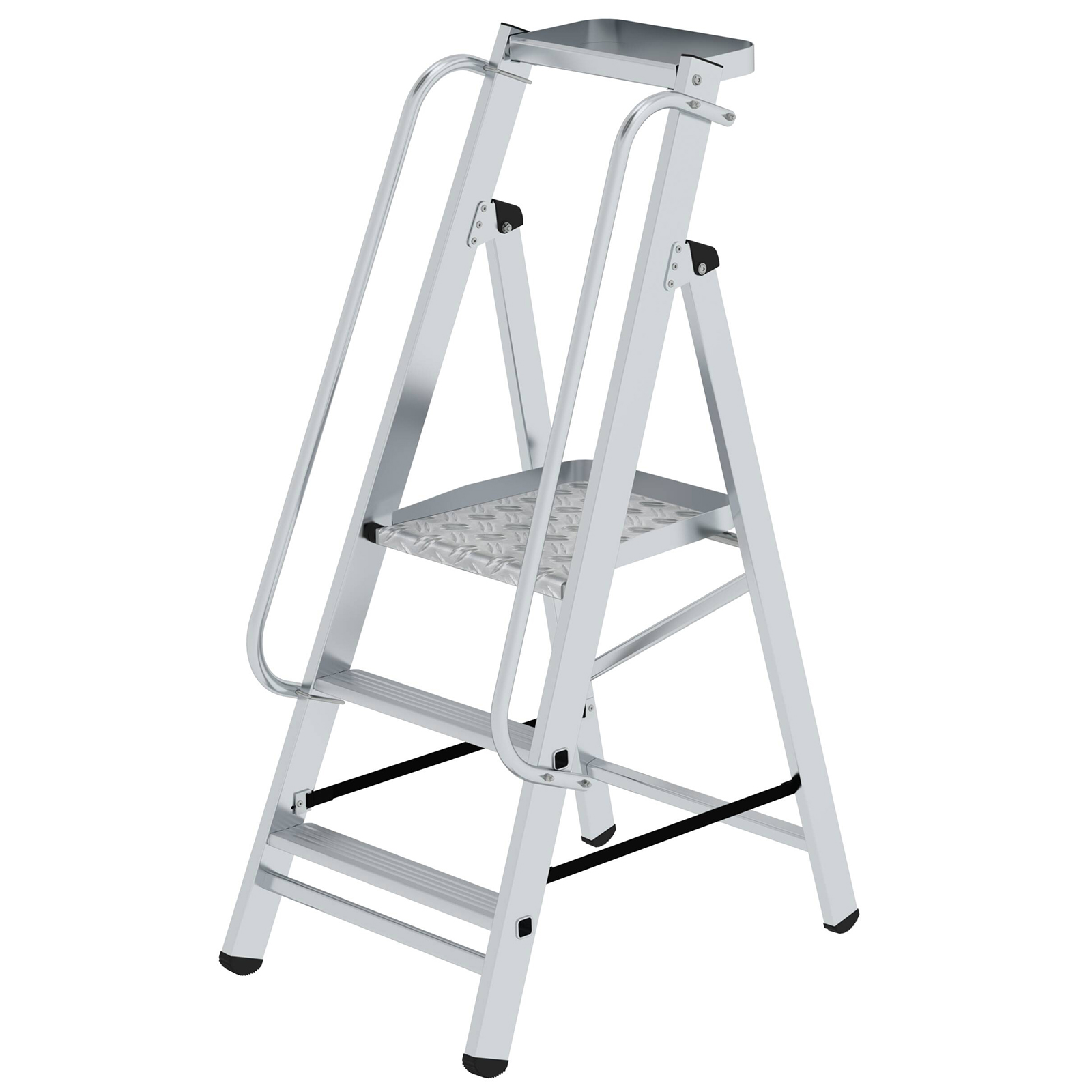 MUNK Plattformleiter steckbar Grundelement 3 Stufen