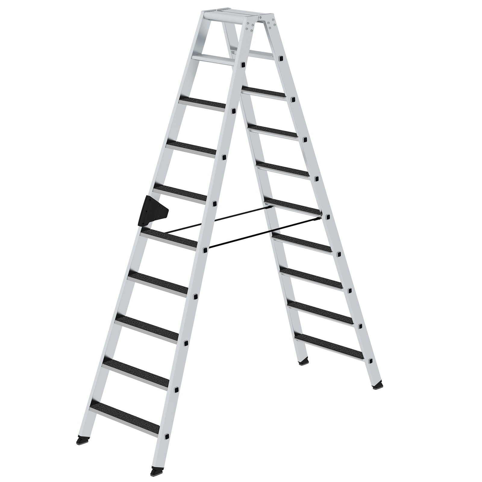 MUNK Stehleiter beidseitig begehbar mit clip-step R13 2x10 Stufen