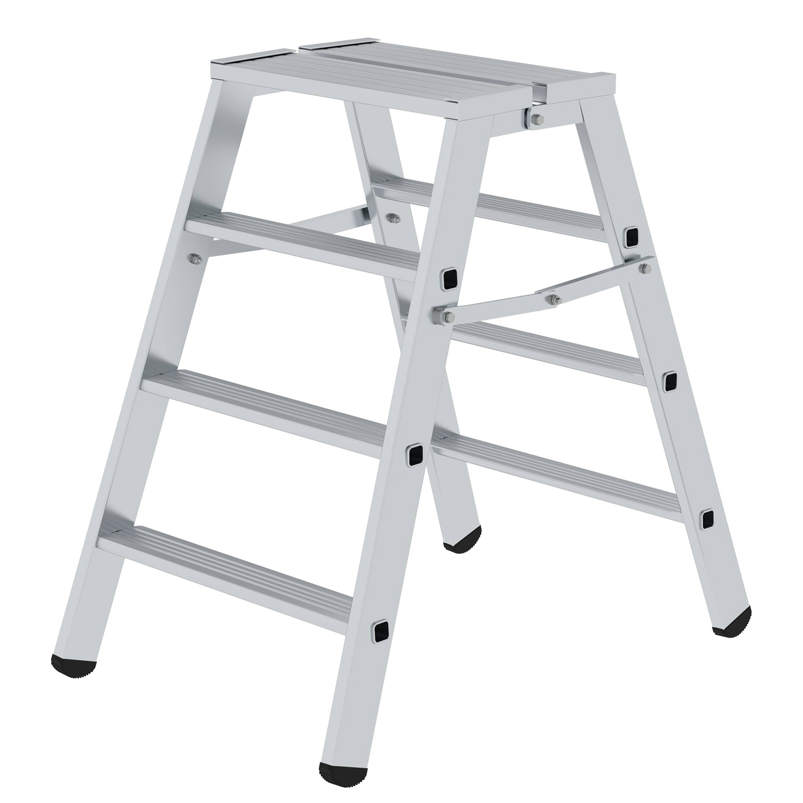 MUNK Stufen Stehpodest klappbar, bedseitig begehbar 2x4 Stufen