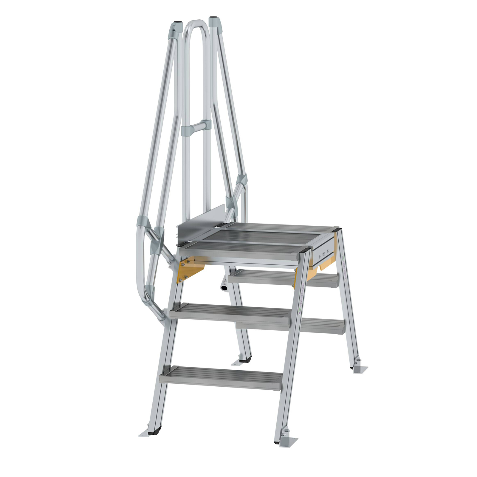 MUNK Überstieg 60° inkl. einen Handlauf, Stufenbreite 600mm, 2x3 Stufen