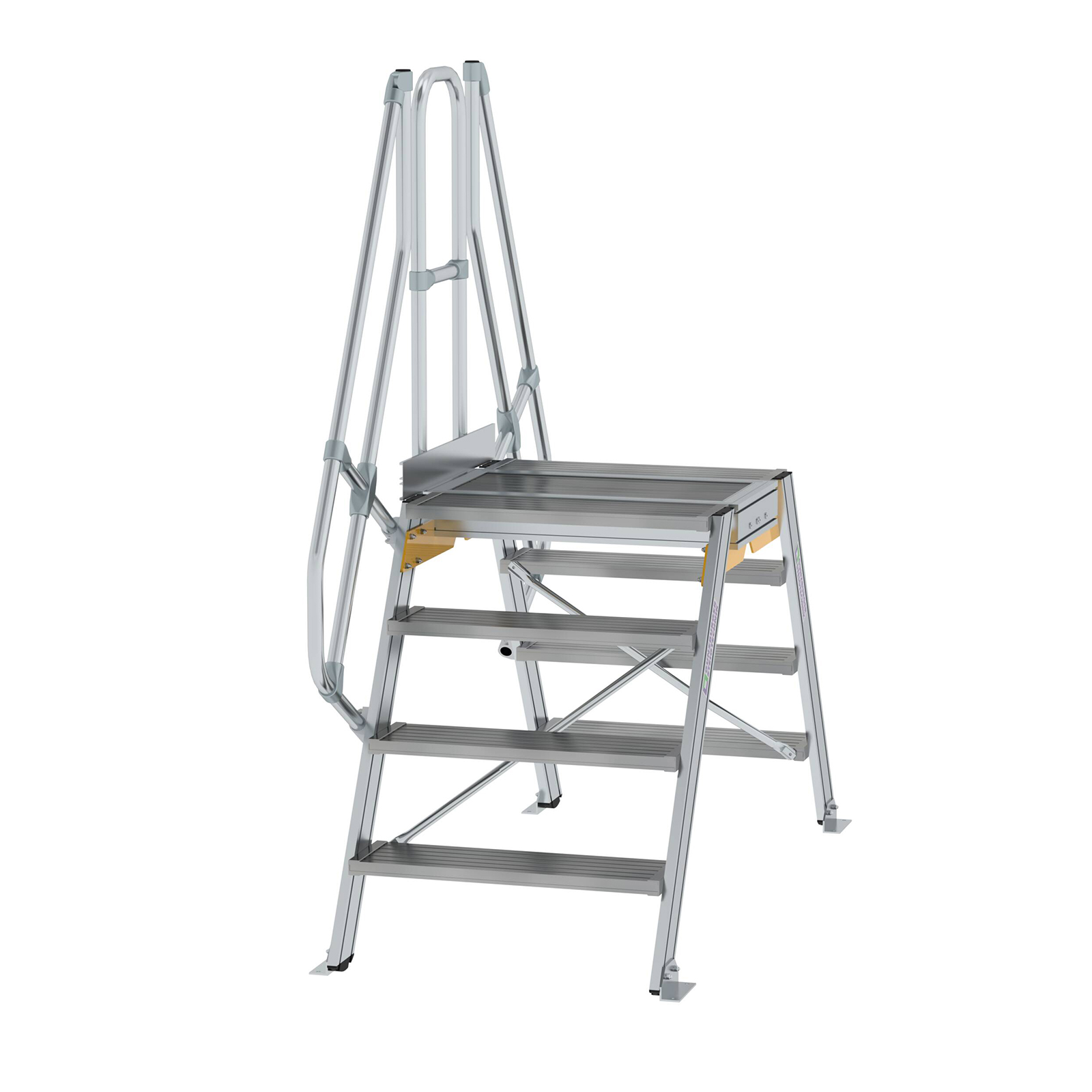 MUNK Überstieg 60° inkl. einen Handlauf, Stufenbreite 800mm, 2x4 Stufen