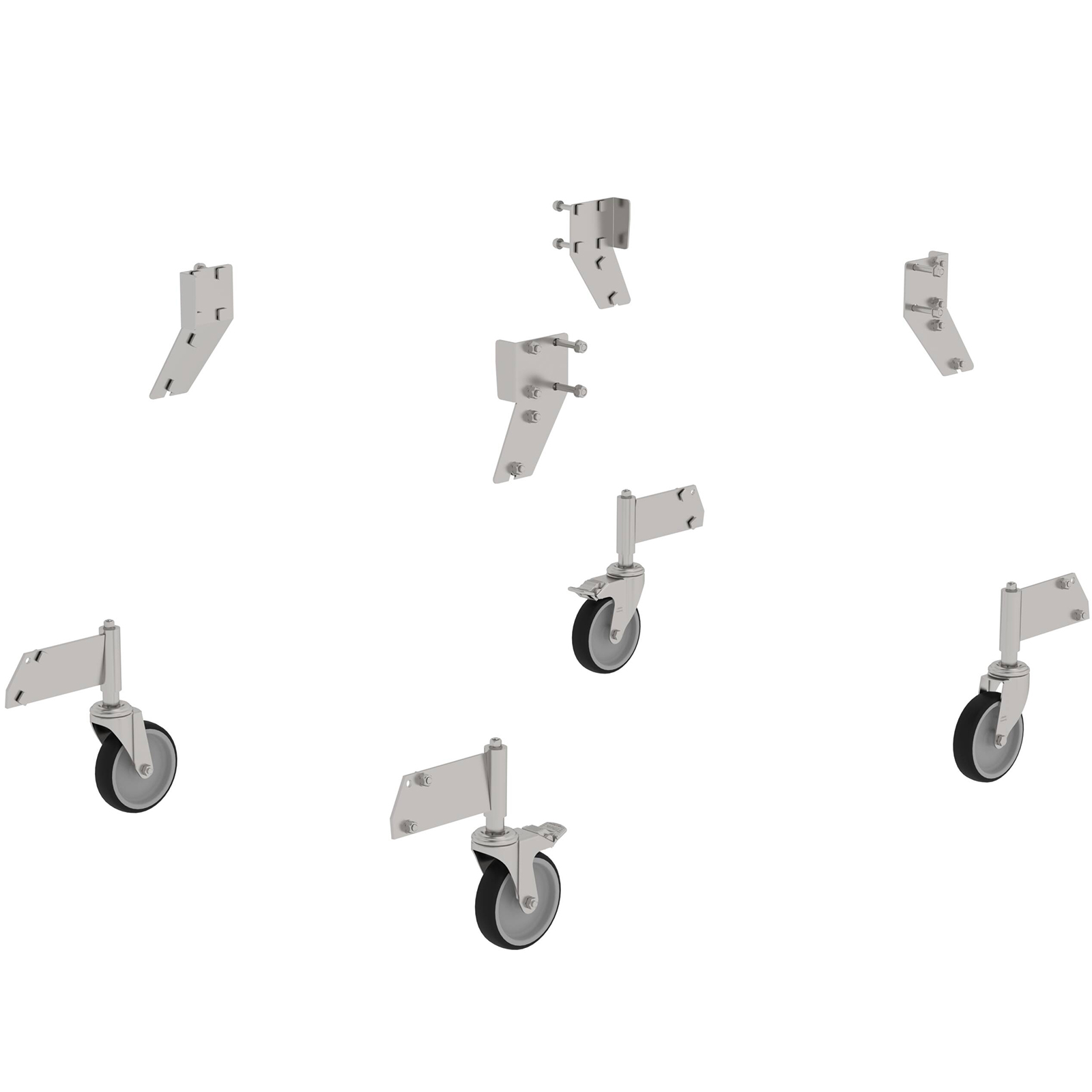 MUNK Nachrüstsatz Edelstahl beidseitig 4 Stück