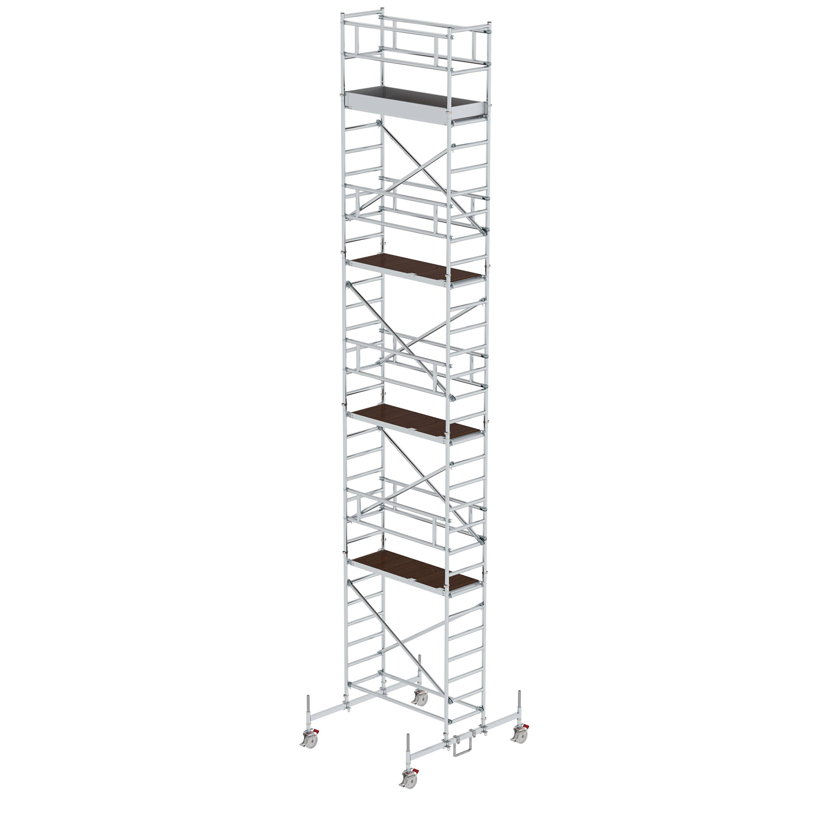 MUNK Rollgerüst mit Fahrbalken 0,75x1,80m Plattform 10,45m AH