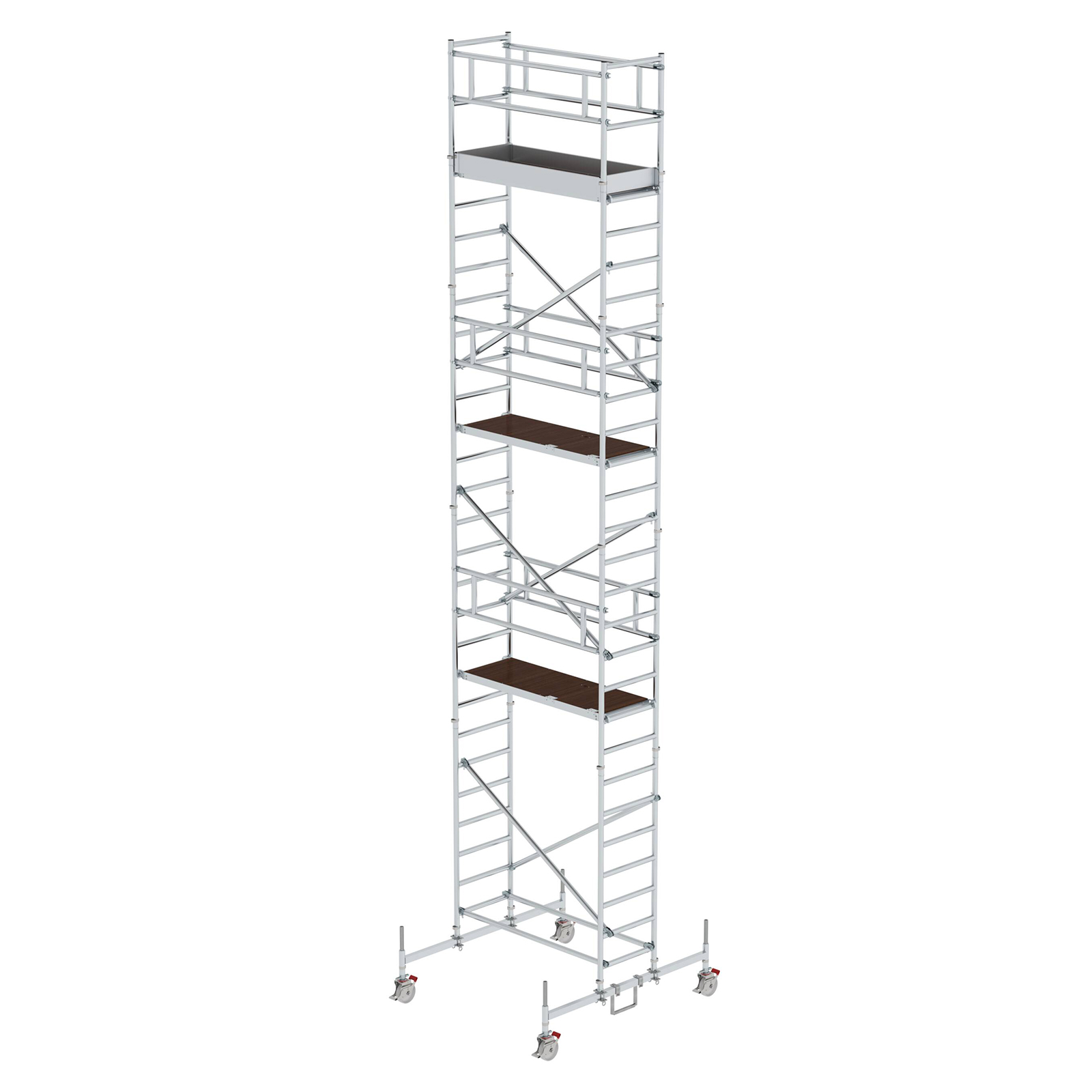 MUNK Rollgerüst mit Fahrbalken 0,75x1,80m Plattform 9,45m AH