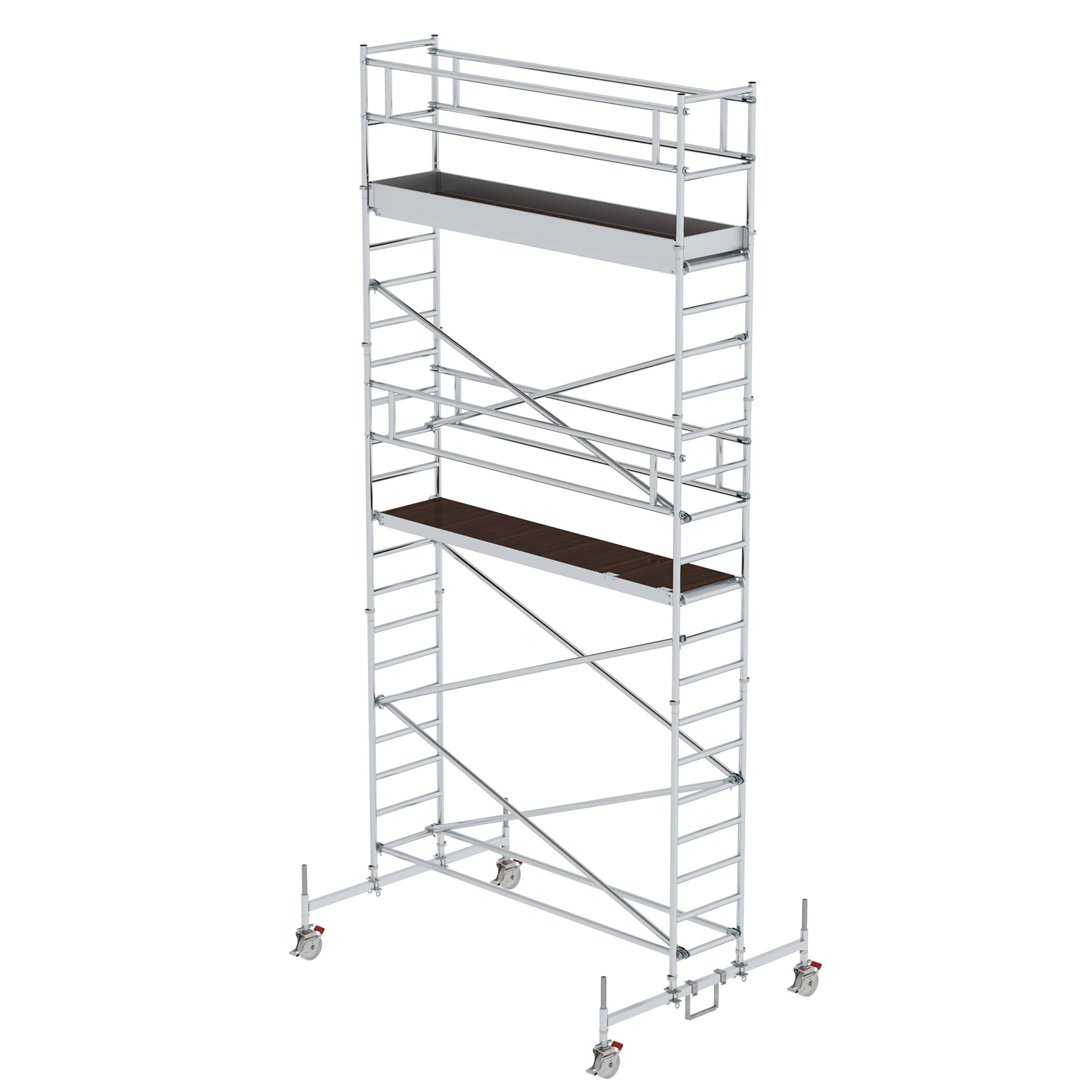 MUNK Rollgerüst mit Fahrbalken 0,75x3,00m Plattform 7,45m AH