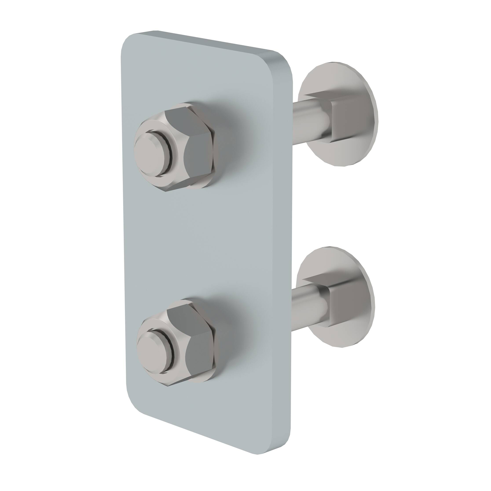 MUNK Schienenbefestigung für Leitersprossen Stahl verzinkt