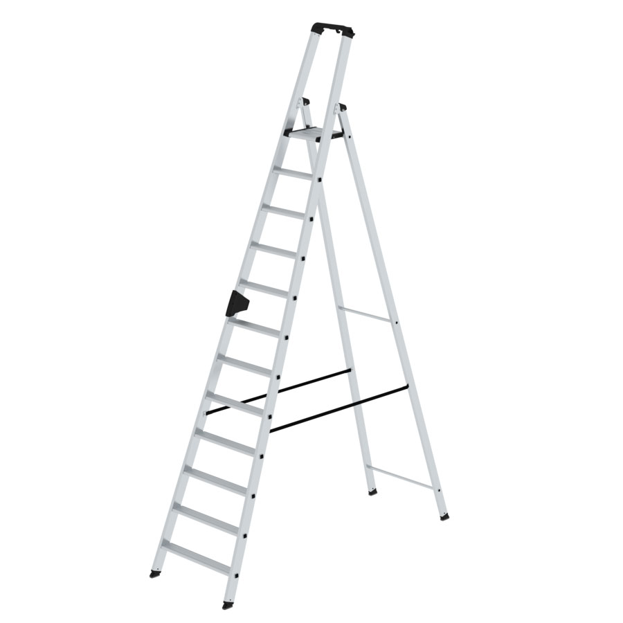 MUNK Stehleiter mit ergo-pad 12 Stufen