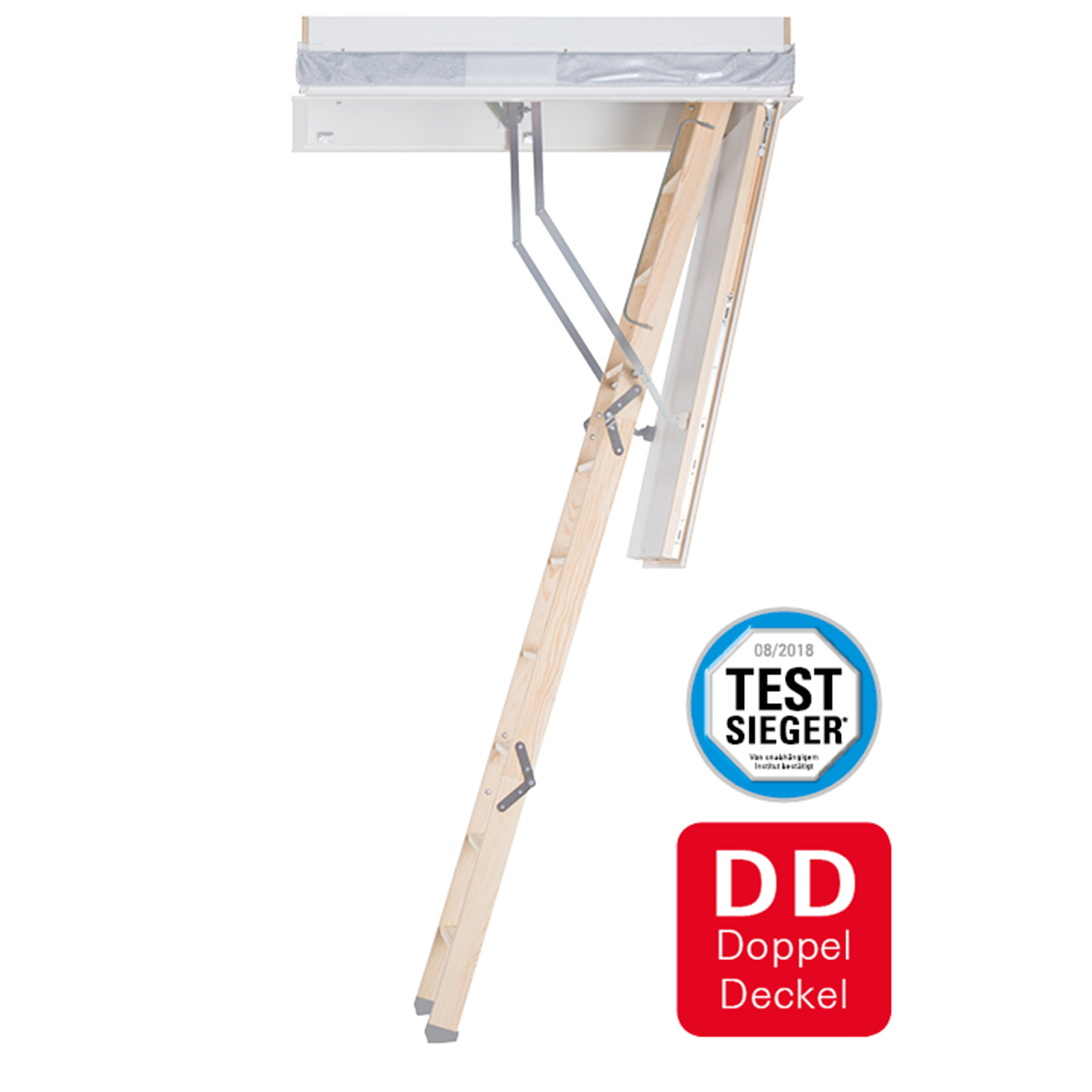 Roto Bodentreppe Designo DD bis 280cm Raumhöhe