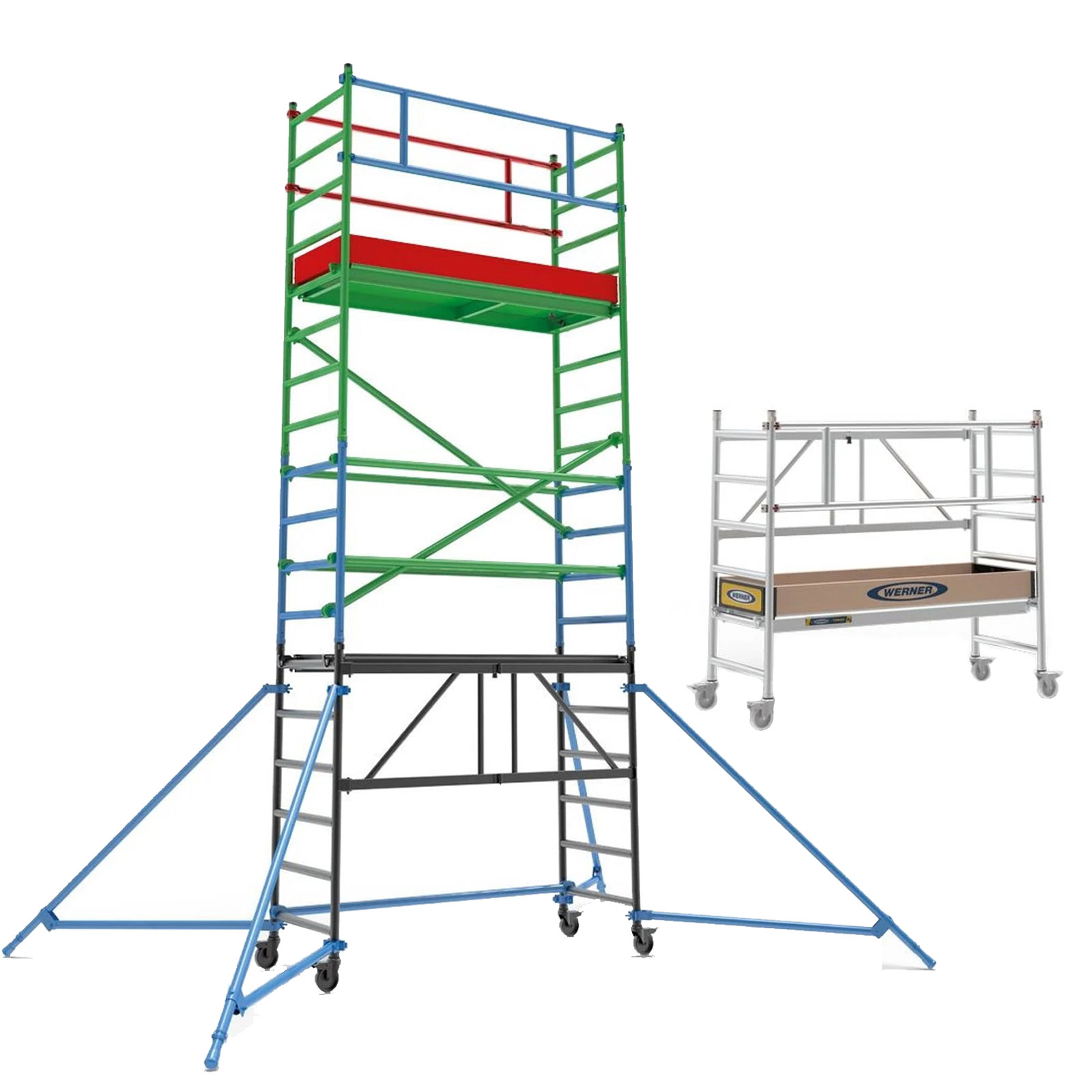 Werner Klappgerüst Tower 3T nach DIN Norm EN 1004-1
