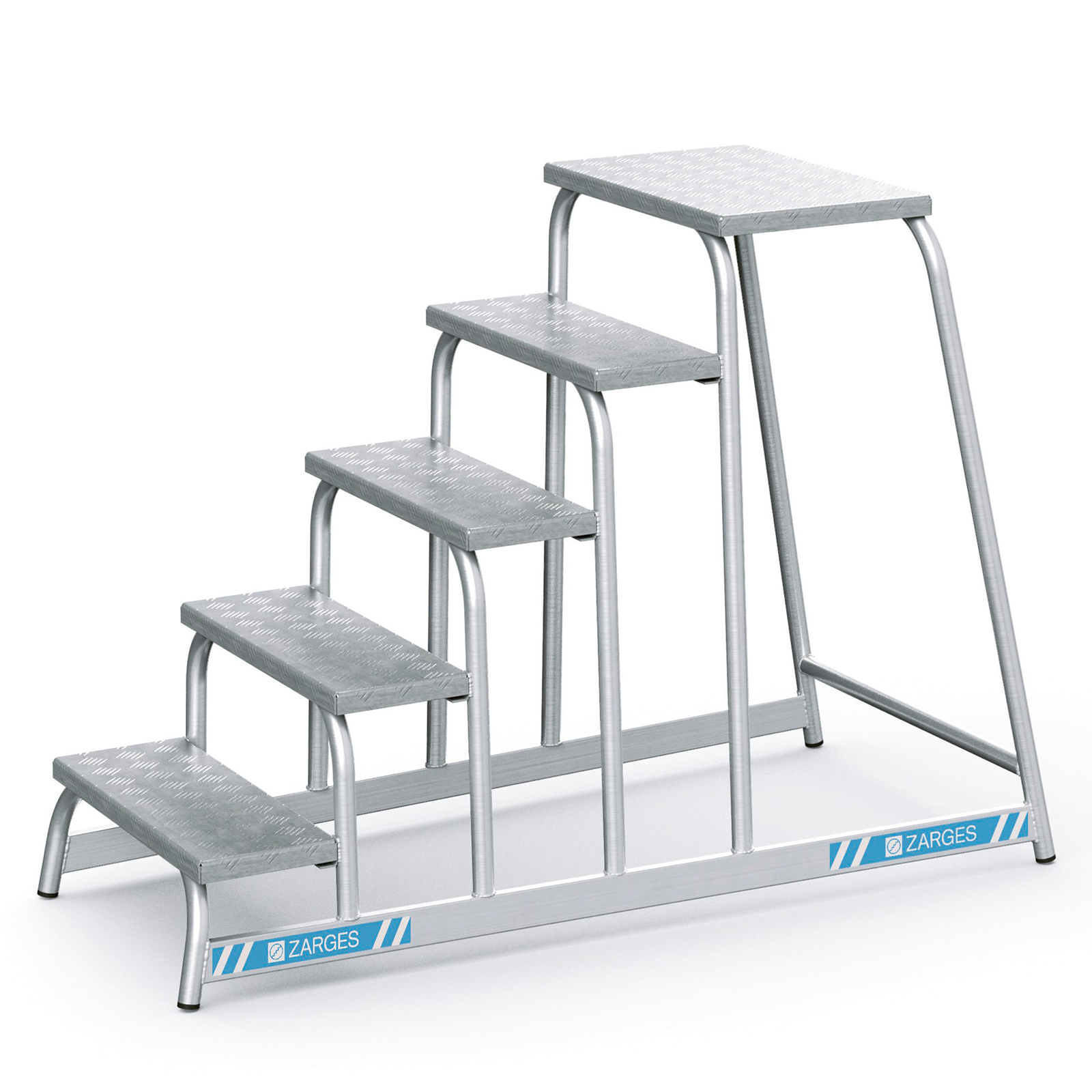 Zarges Aluminium Montagetritt starr AFA P 5 Stufen