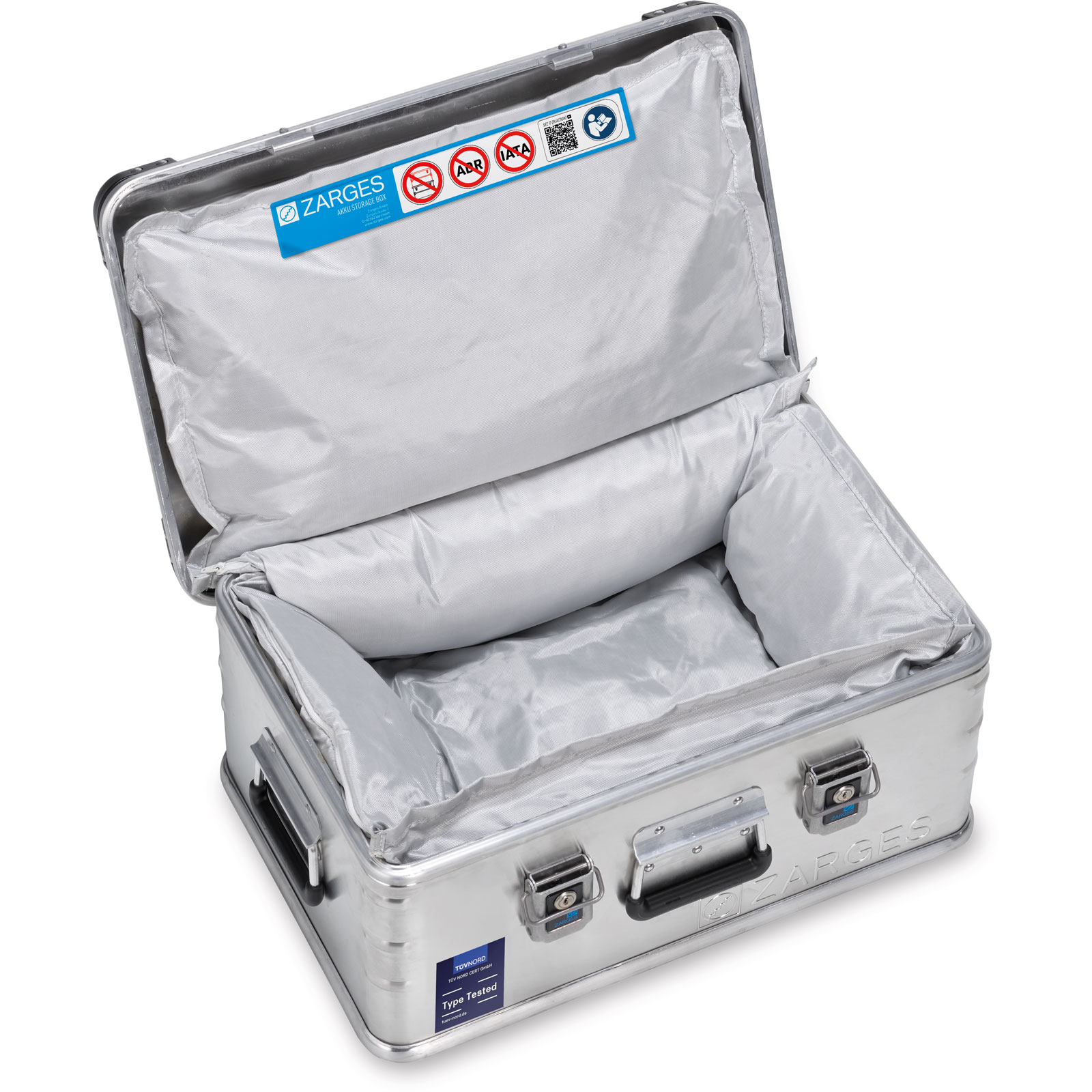 Zarges Akku Storage Box 42l für Lagerung von Lithium-Batterien