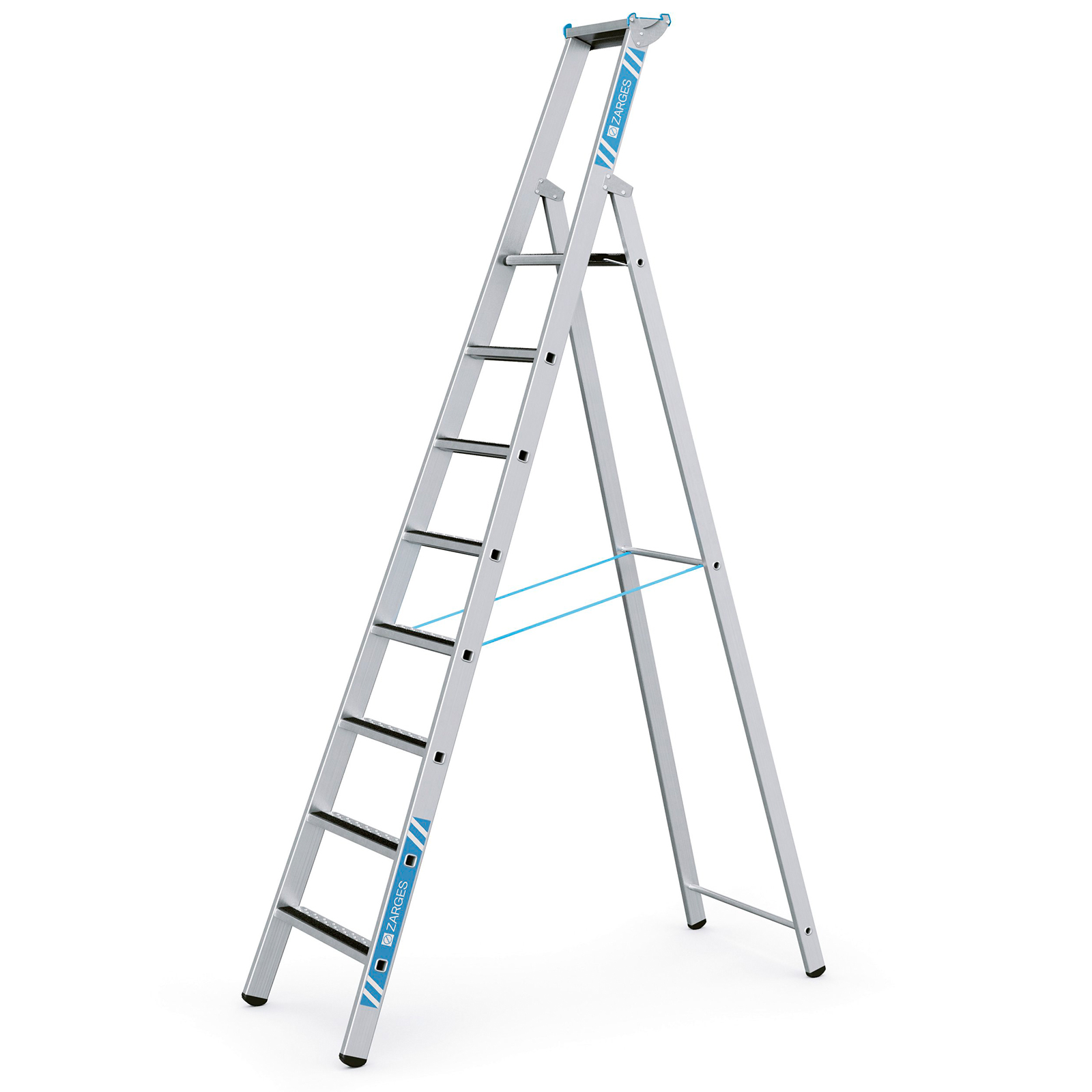 Zarges gebördelte Stufen-Stehleiter R13step S 8 Stufen