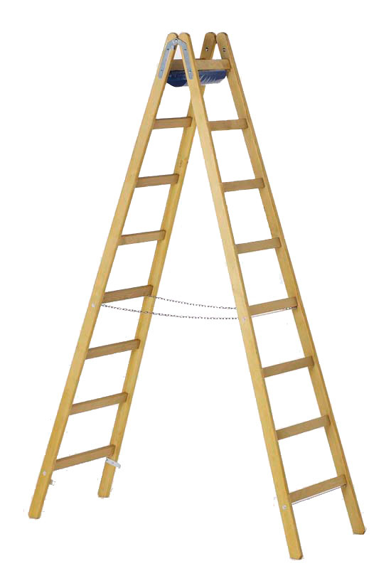 Zarges Holz Stehleiter Crestamax B 2x5 Sprossen