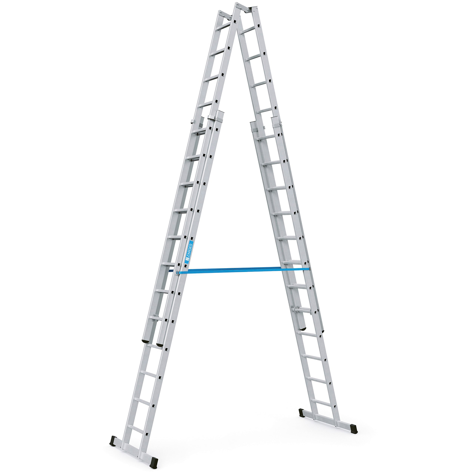 Zarges Sprossen-Stehleiter Vario B 4x12 Sprossen