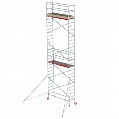 Altrex Fahrgerüst RS Tower 41 PLUS Aluminium ohne Safe-Quick® mit Holz-Plattform 9,20m AH breit 0,90x1,85m