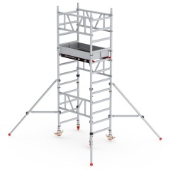 Altrex MiTower 1-Personen-Gerüst Aluminium mit Fiber-Deck Plattform 0,75x1,27m 4,20m AH