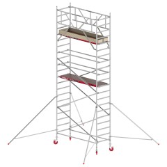 Altrex Fahrgerüst RS Tower 41 PLUS Aluminium ohne Safe-Quick® mit Holz-Plattform 7,20m AH breit 0,90x2,45m
