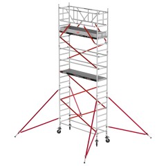 Altrex Fahrgerüst RS Tower 51-S Safe-Quick Aluminium mit Holz-Plattform 7,20m AH 0,75x3,05m