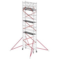 Altrex Fahrgerüst RS Tower 51 Aluminium mit Holz-Plattform 9,20m AH schmal 0,75x2,45m