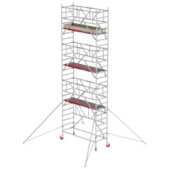 Altrex Fahrgerüst RS Tower 41 PLUS Aluminium mit Safe-Quick® und Holz-Plattform 8,20m AH breit 0,90x2,45m