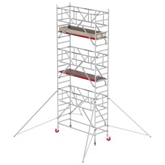 Altrex Fahrgerüst RS Tower 41 PLUS Aluminium mit Safe-Quick® und Holz-Plattform 7,20m AH breit 0,90x2,45m