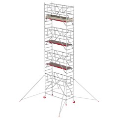 Altrex Fahrgerüst RS Tower 41 PLUS Aluminium mit Safe-Quick® und Holz-Plattform 9,20m AH breit 0,90x2,45m