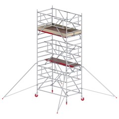 Altrex Fahrgerüst RS Tower 42-S Aluminium Safe-Quick mit Holz-Plattform 6,20m AH 1,35x2,45m