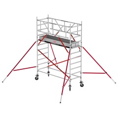 Altrex Fahrgerüst RS Tower 51 Plus Aluminium 0,90m breiter Rahmen mit Holz-Plattform 4,20m AH 0,90x2,45m