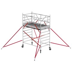 Altrex Fahrgerüst RS Tower 52 Aluminium mit Holz-Plattform 4,20m AH 1,35x2,45m