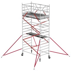 Altrex Fahrgerüst RS Tower 52 Aluminium mit Fiber-Deck Plattform 6,20m AH 1,35x1,85m