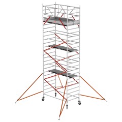 Altrex Fahrgerüst RS Tower 52 Aluminium mit Fiber-Deck Plattform 8,20m AH 1,35x3,05m