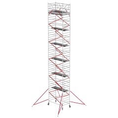 Altrex Fahrgerüst RS Tower 52 Aluminium mit Holz-Plattform 14,20m AH 1,35x2,45m